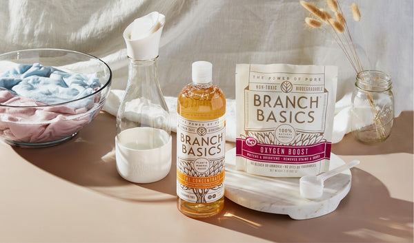 Branch Basics Laundry products clean your clothes safely and naturally